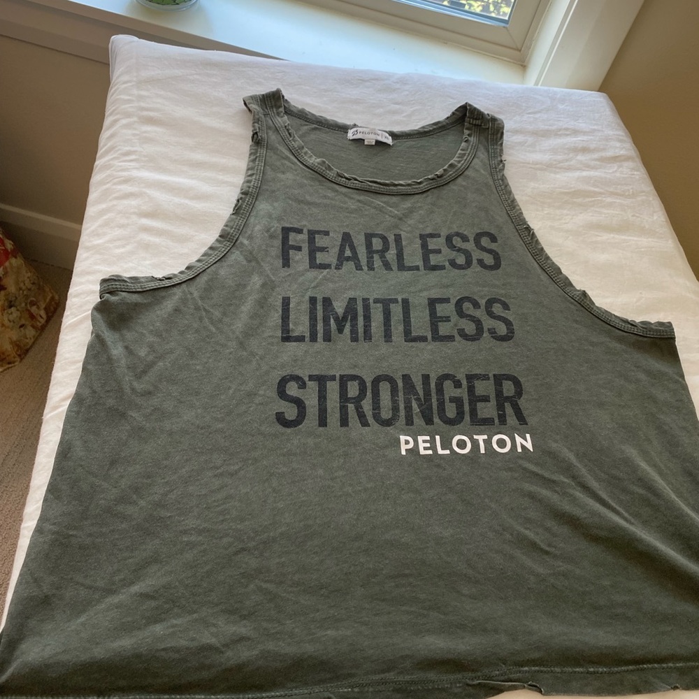 NWOT green Peloton Tank Top